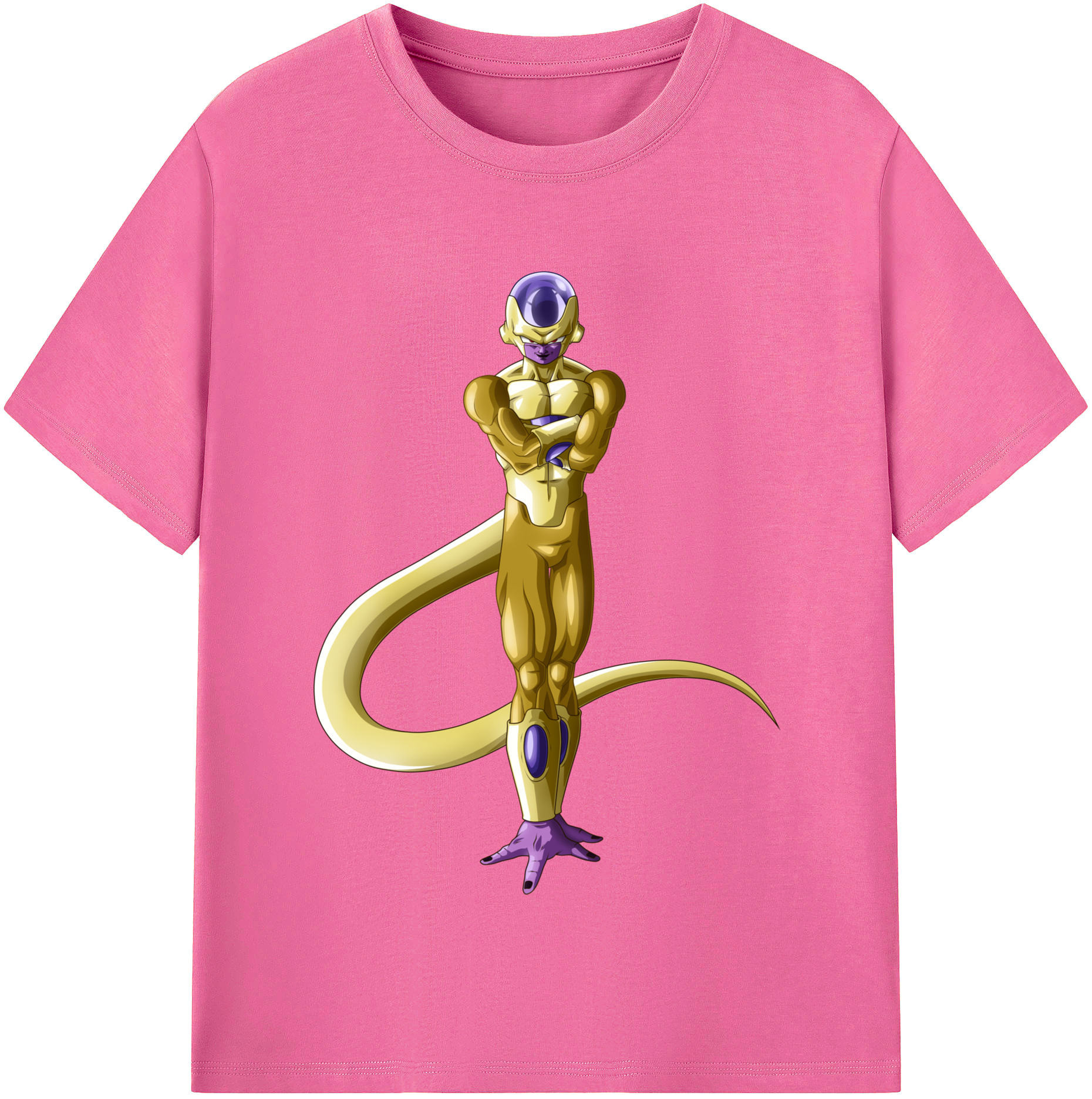 （画像用） ドラゴンボール フリーザ DRAGON BALL Frieza レディースカジュアルプリントTシャツ（綿100％）
